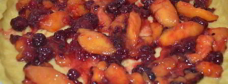 творожный тарт с персиками. Шаг 8