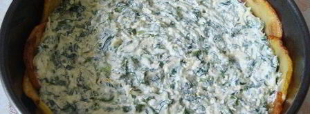 творожный тарт с зеленью в картофельной корочке. Шаг 4