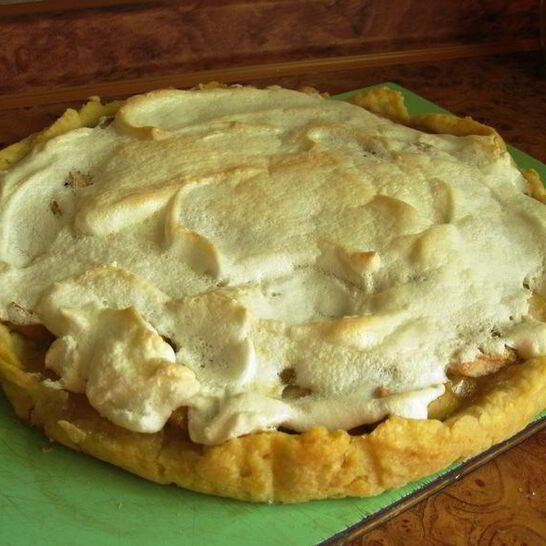 Рецепт воздушного тарта с яблоками