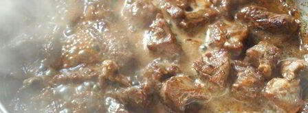 телятина маринованная в вишневом вине. Шаг 4