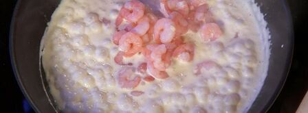 луковые тосты с креветками. Шаг 3