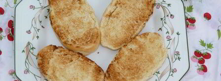 сладкие тосты с клубникой. Шаг 4