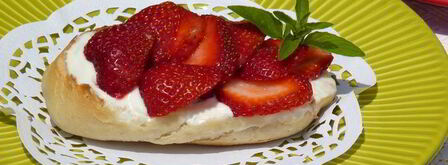 сладкие тосты с клубникой. Шаг 9