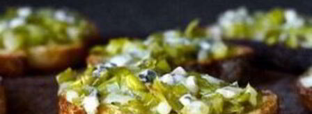 тосты с голубым сыром и луком. Шаг 4