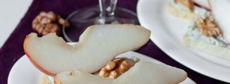 тосты с грушами и голубым сыром. Шаг 6