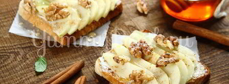 тосты с грушей и медом. Шаг 5