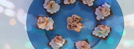 тосты с сыром и шампиньонами. Шаг 4