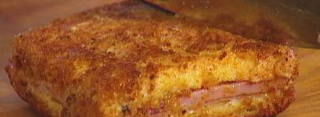 тосты в домашних сухарях с ветчиной и сыром. Шаг 6