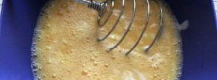 яичница на кефире. Шаг 3