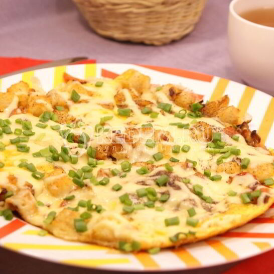 Рецепт яичницы по-французски