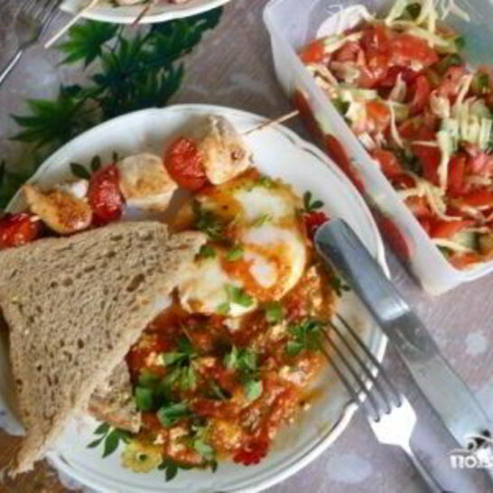 Рецепт яичницы по-грузински