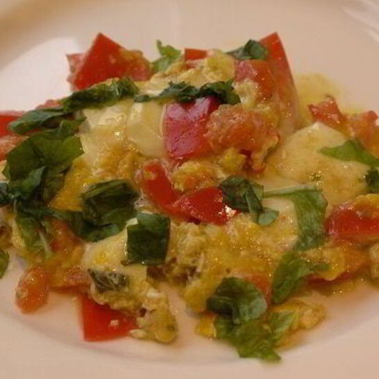 Рецепт яичницы по-неаполитански