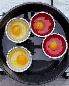 Яичница с помидорами