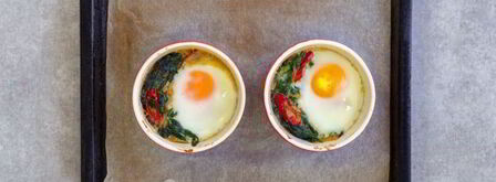 яичница со шпинатом. Шаг 13