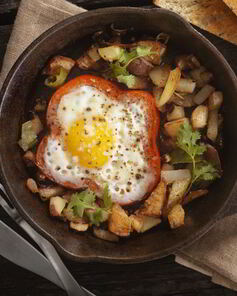 Яичница в перце