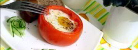 яичница в помидорах в духовке. Шаг 4