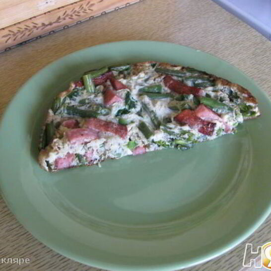 Рецепт зеленой яичницы