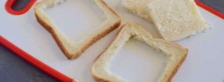 яйцо в хлебе в духовке. Шаг 4