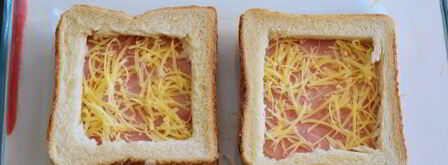 яйцо в хлебе в духовке. Шаг 8