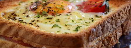 яйцо в хлебе в духовке. Шаг 12