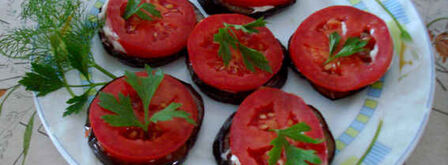 закуска из баклажанов и помидоров. Шаг 14