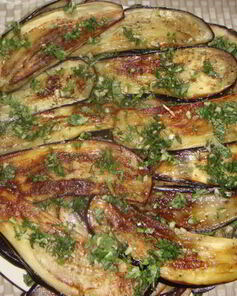 Закуска из баклажанов с шампиньонами