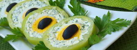 закуска кошачий взгляд. Шаг 7