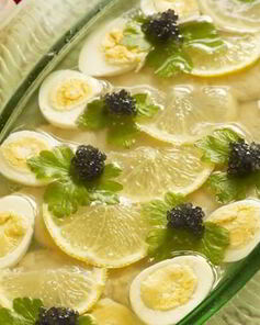 Царское заливное из осетра