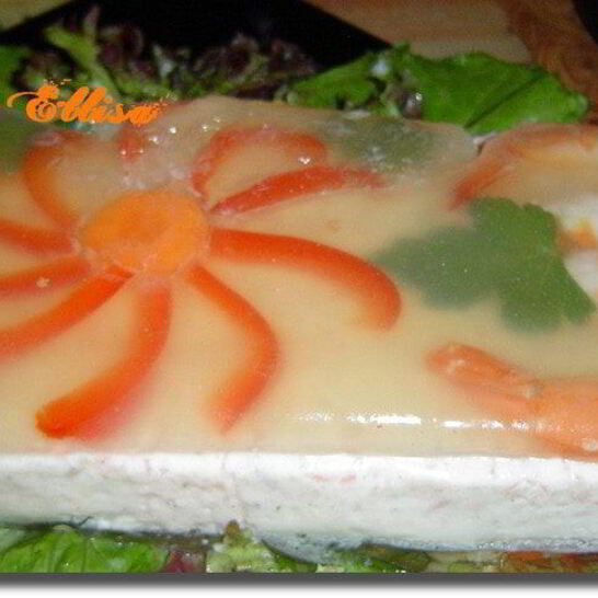 Рецепт заливного фантазии на тему моря