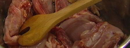 заливное из кролика со сладким перцем. Шаг 6