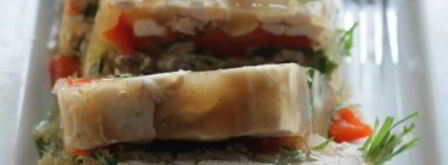 заливное из кролика со сладким перцем. Шаг 11