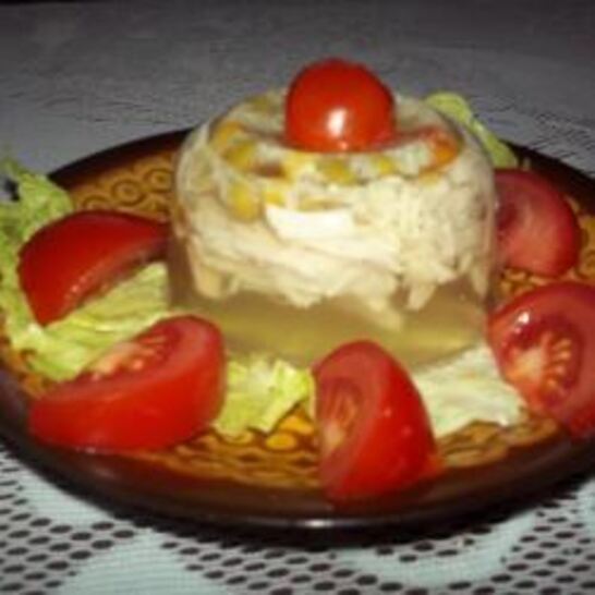 Рецепт заливного из курицы
