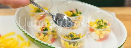 заливное из овощей с сыром моцарелла. Шаг 4