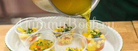 заливное из овощей с сыром моцарелла. Шаг 5