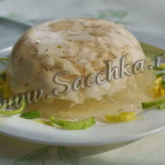 Рецепт заливного из трески