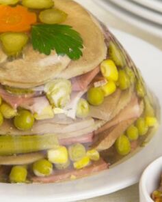 Заливное мясное ассорти