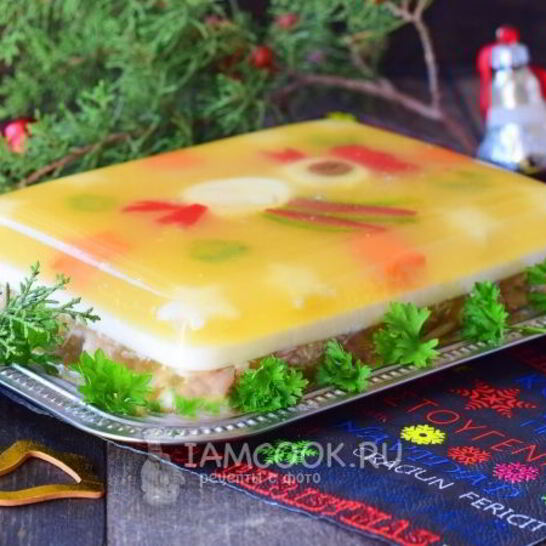 Рецепт заливного петушок
