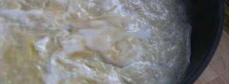 жареные яйца солнце всходит на востоке. Шаг 4