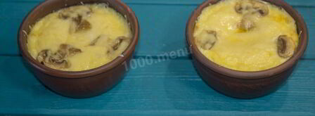 жульен из шампиньонов классический. Шаг 17