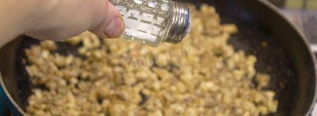 жульен из шампиньонов классический. Шаг 7