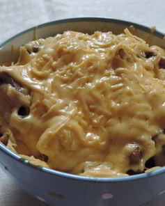 Жульен из свинины с грибами