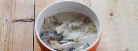 жульен с грибами и сливками грибной. Шаг 5