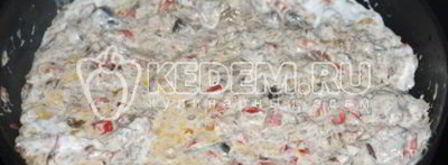 жульен с грибами в духовке. Шаг 4