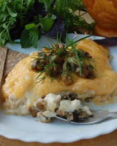 Жульен с грибами в мультиварке