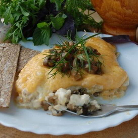 Рецепт жульена с грибами в мультиварке