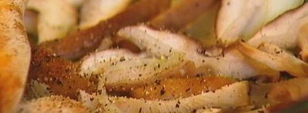 жульен с куриной печенью и грибами. Шаг 5