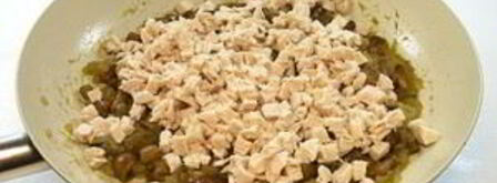 жульен с курицей и лисичками. Шаг 8