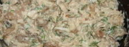 жульен в блинных мешочках. Шаг 4