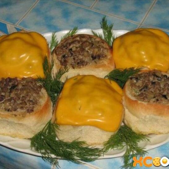 Рецепт жульена в булочках