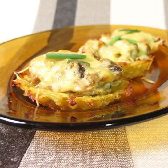 Рецепт жюльена в картофельных кокотницах